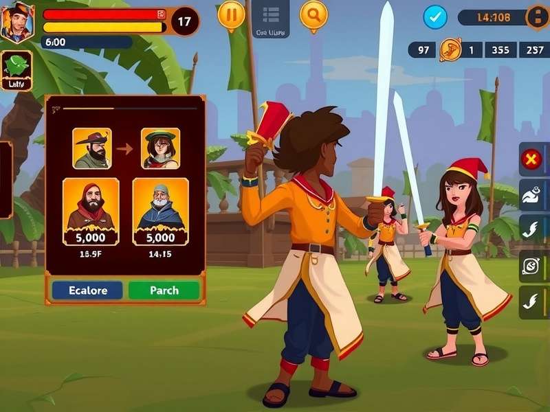 Chutney Champions gameplay screenshot showing character selection